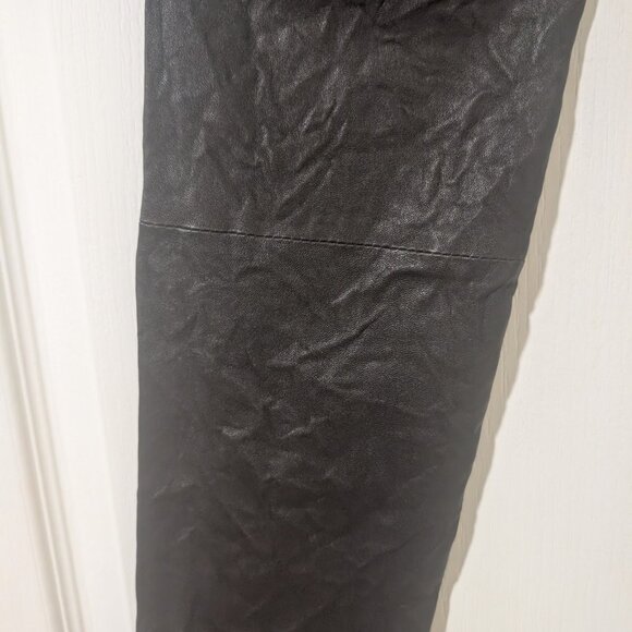 Zadig & Voltaire | Phlame Crinkled Leather Pants In Chocolate Brown - Picture 11 of 15